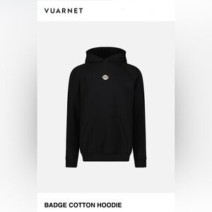 VUARNET LIMITED EDITION Stamp logo badge Organic Cotton Performance XL Hoodie